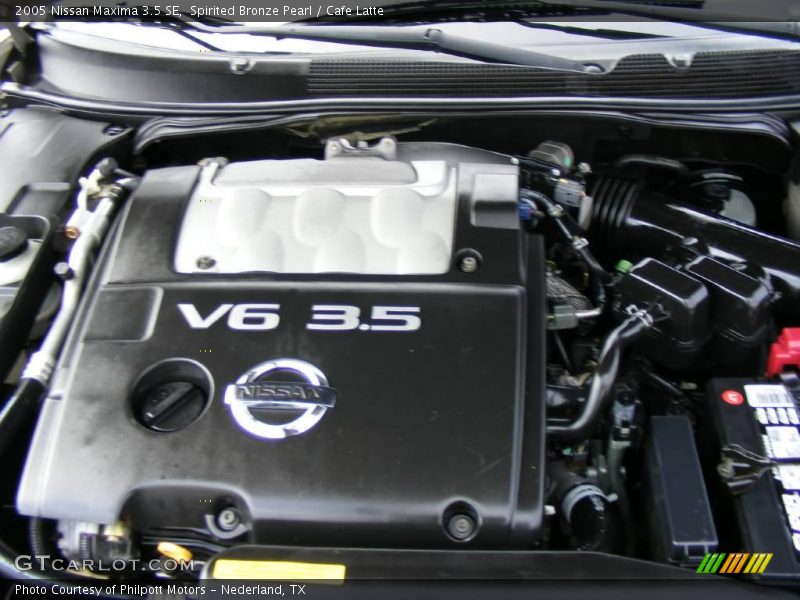 Spirited Bronze Pearl / Cafe Latte 2005 Nissan Maxima 3.5 SE