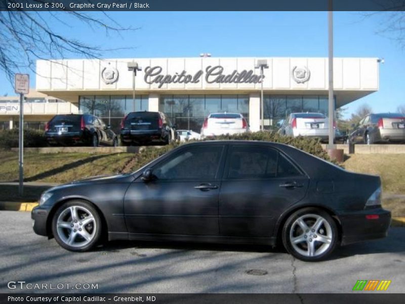 Graphite Gray Pearl / Black 2001 Lexus IS 300