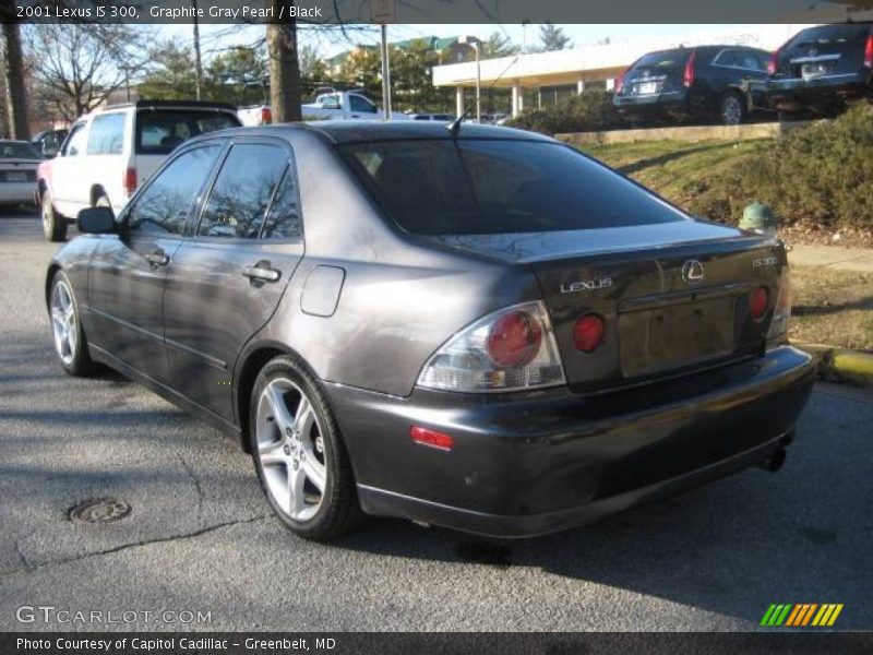 Graphite Gray Pearl / Black 2001 Lexus IS 300