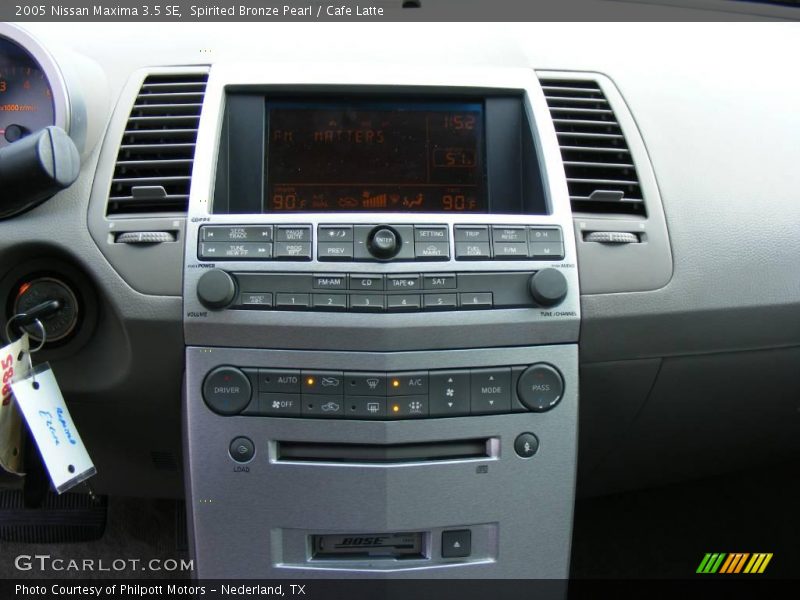 Spirited Bronze Pearl / Cafe Latte 2005 Nissan Maxima 3.5 SE