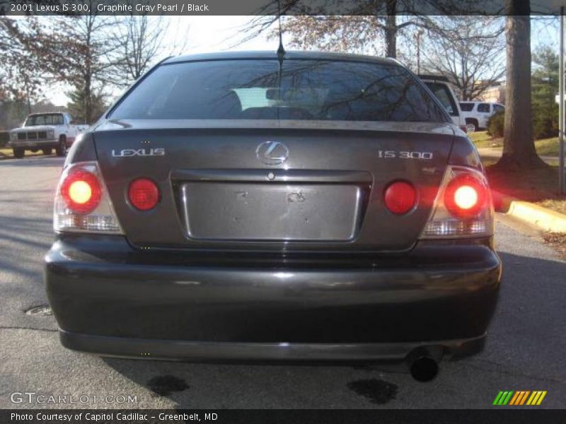 Graphite Gray Pearl / Black 2001 Lexus IS 300