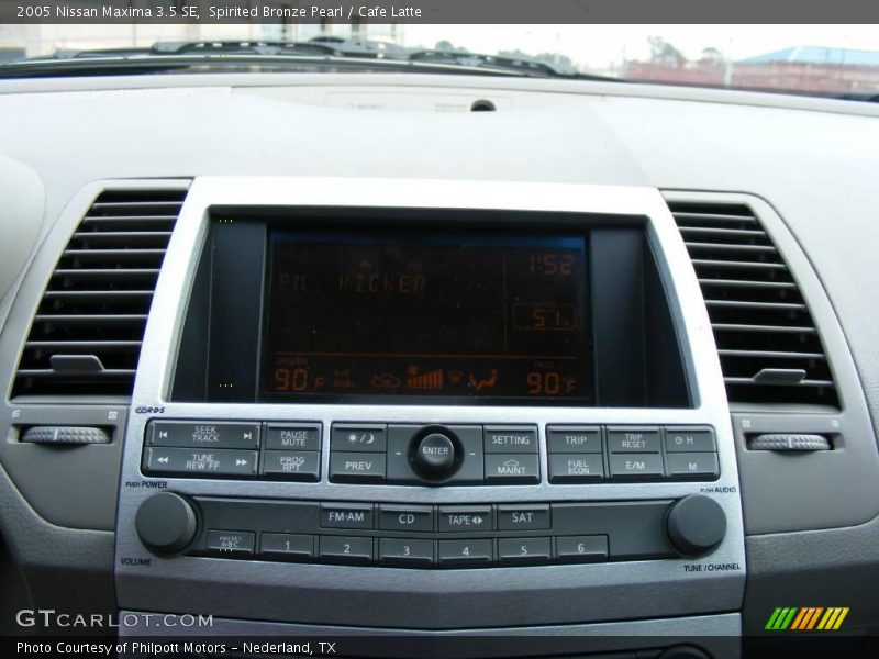 Spirited Bronze Pearl / Cafe Latte 2005 Nissan Maxima 3.5 SE