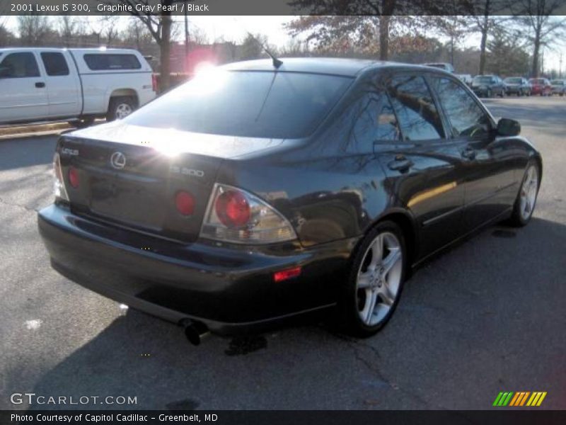 Graphite Gray Pearl / Black 2001 Lexus IS 300