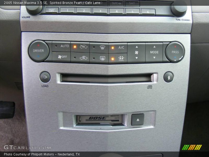 Spirited Bronze Pearl / Cafe Latte 2005 Nissan Maxima 3.5 SE