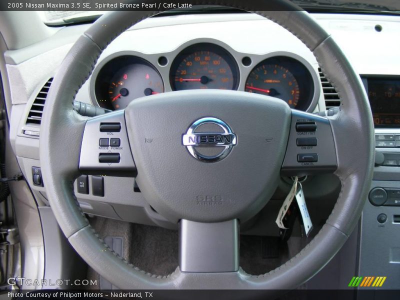 Spirited Bronze Pearl / Cafe Latte 2005 Nissan Maxima 3.5 SE
