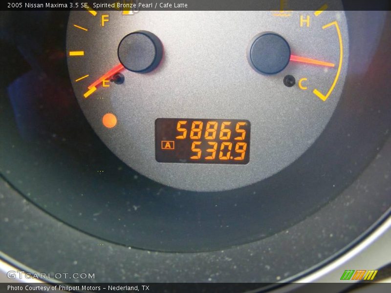 Spirited Bronze Pearl / Cafe Latte 2005 Nissan Maxima 3.5 SE