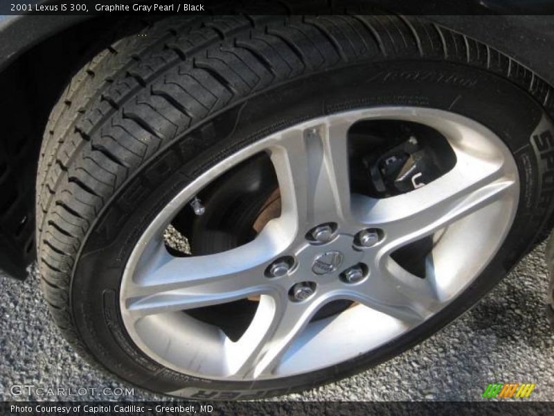 Graphite Gray Pearl / Black 2001 Lexus IS 300