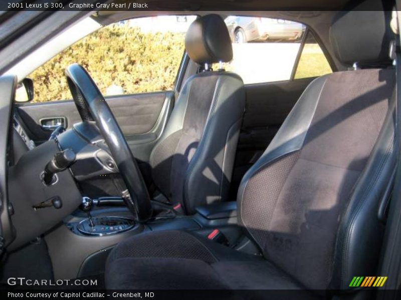 Graphite Gray Pearl / Black 2001 Lexus IS 300