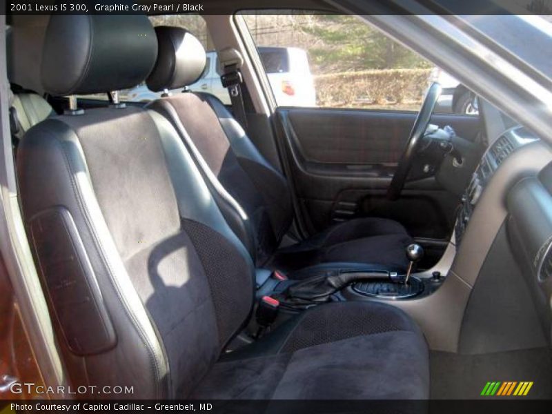 Graphite Gray Pearl / Black 2001 Lexus IS 300
