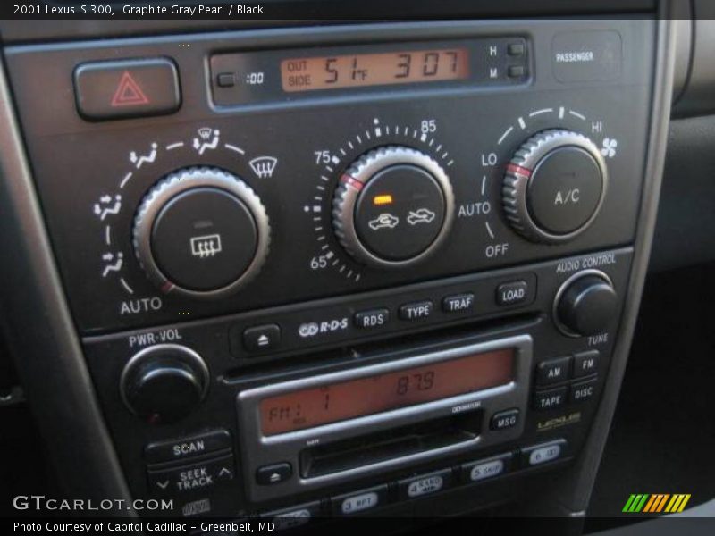 Graphite Gray Pearl / Black 2001 Lexus IS 300