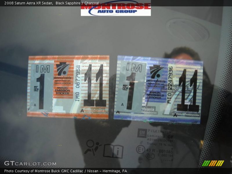 Black Sapphire / Charcoal 2008 Saturn Astra XR Sedan