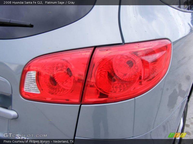 Platinum Sage / Gray 2008 Hyundai Santa Fe GLS