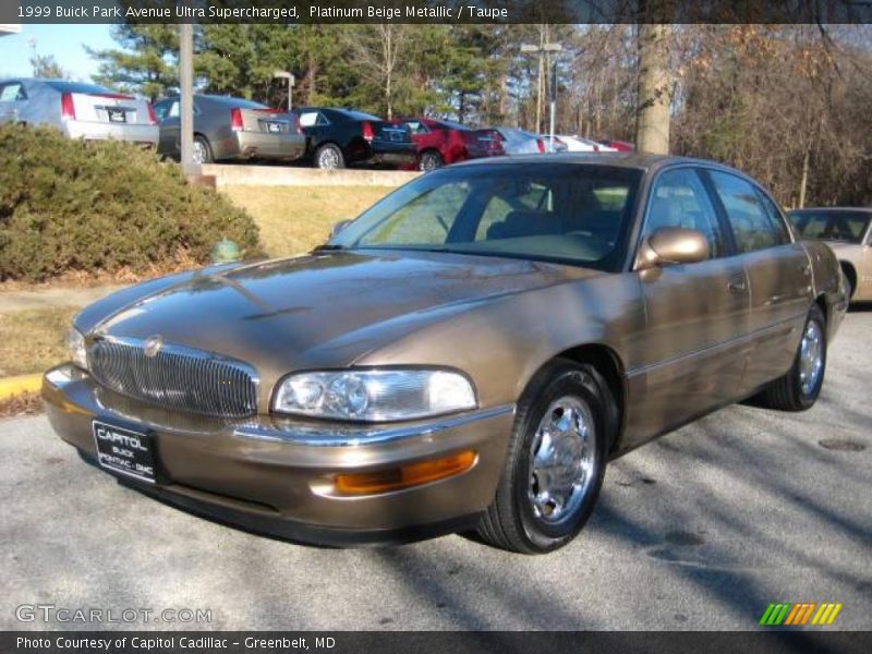 Platinum Beige Metallic / Taupe 1999 Buick Park Avenue Ultra Supercharged