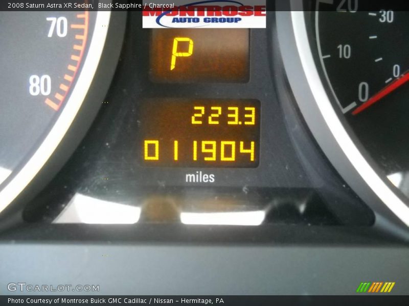 Black Sapphire / Charcoal 2008 Saturn Astra XR Sedan