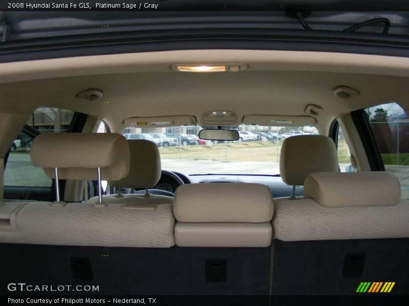 Platinum Sage / Gray 2008 Hyundai Santa Fe GLS