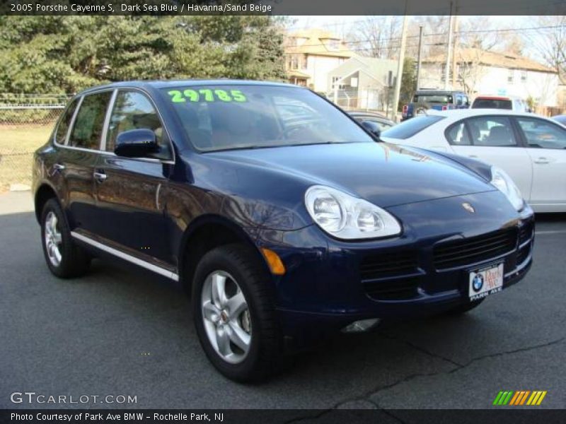 Dark Sea Blue / Havanna/Sand Beige 2005 Porsche Cayenne S