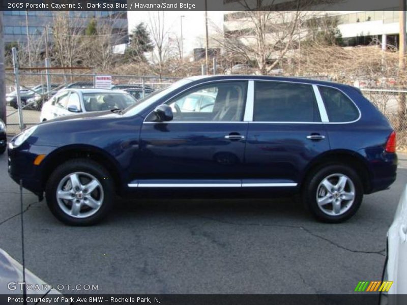 Dark Sea Blue / Havanna/Sand Beige 2005 Porsche Cayenne S
