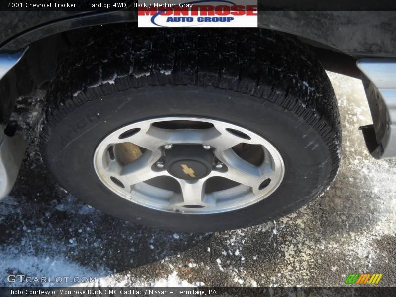 Black / Medium Gray 2001 Chevrolet Tracker LT Hardtop 4WD