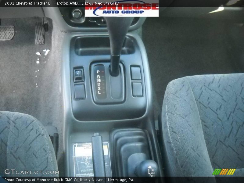 Black / Medium Gray 2001 Chevrolet Tracker LT Hardtop 4WD