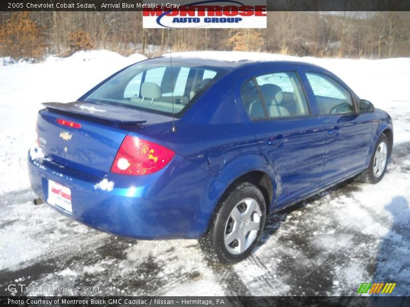 Arrival Blue Metallic / Gray 2005 Chevrolet Cobalt Sedan