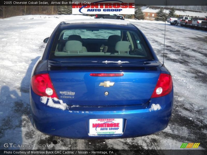Arrival Blue Metallic / Gray 2005 Chevrolet Cobalt Sedan