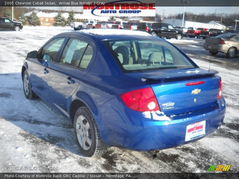 Arrival Blue Metallic / Gray 2005 Chevrolet Cobalt Sedan