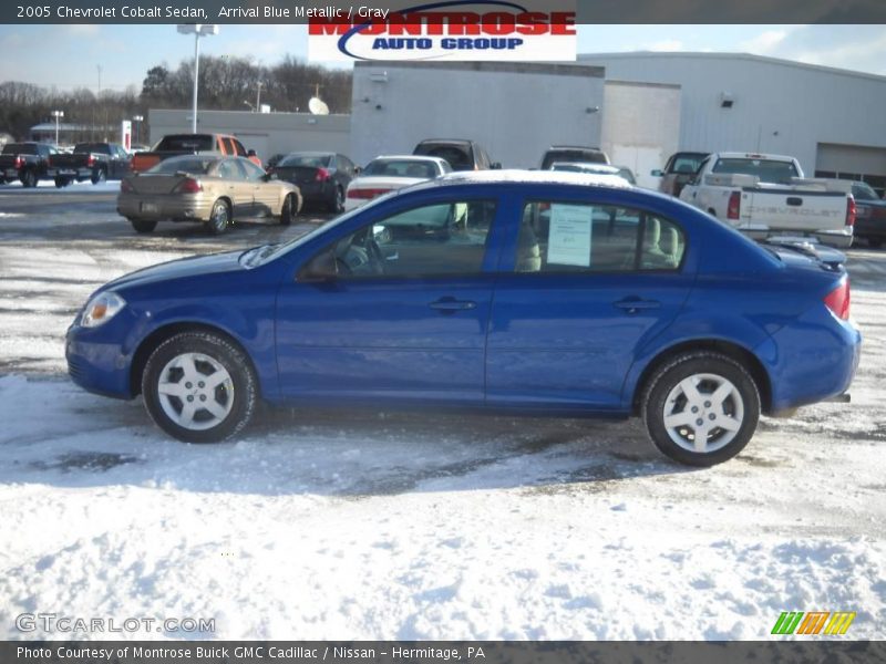Arrival Blue Metallic / Gray 2005 Chevrolet Cobalt Sedan
