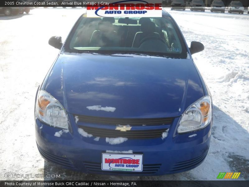 Arrival Blue Metallic / Gray 2005 Chevrolet Cobalt Sedan