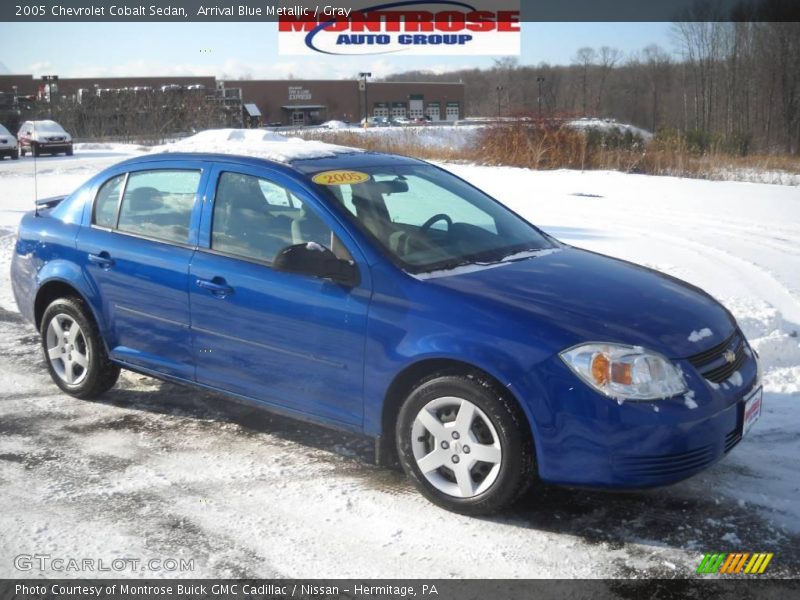 Arrival Blue Metallic / Gray 2005 Chevrolet Cobalt Sedan
