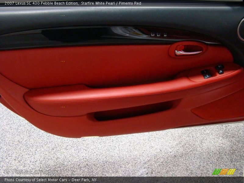Starfire White Pearl / Pimento Red 2007 Lexus SC 430 Pebble Beach Edition