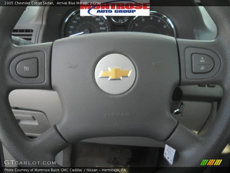 Arrival Blue Metallic / Gray 2005 Chevrolet Cobalt Sedan