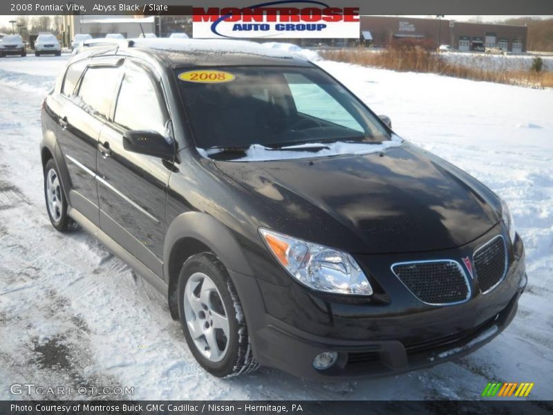 Abyss Black / Slate 2008 Pontiac Vibe