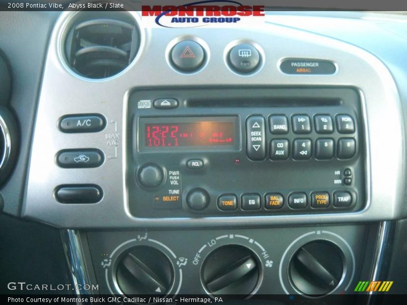 Abyss Black / Slate 2008 Pontiac Vibe