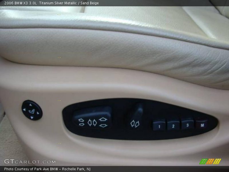 Titanium Silver Metallic / Sand Beige 2006 BMW X3 3.0i