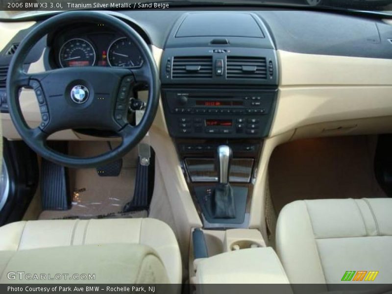 Titanium Silver Metallic / Sand Beige 2006 BMW X3 3.0i