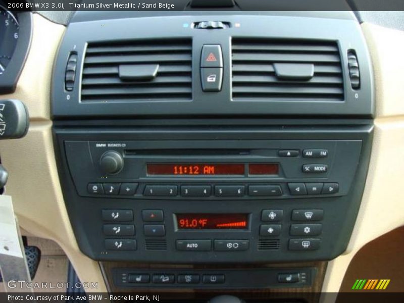 Titanium Silver Metallic / Sand Beige 2006 BMW X3 3.0i