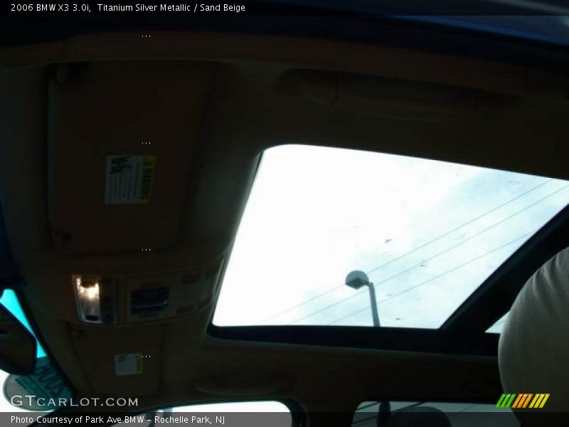 Titanium Silver Metallic / Sand Beige 2006 BMW X3 3.0i