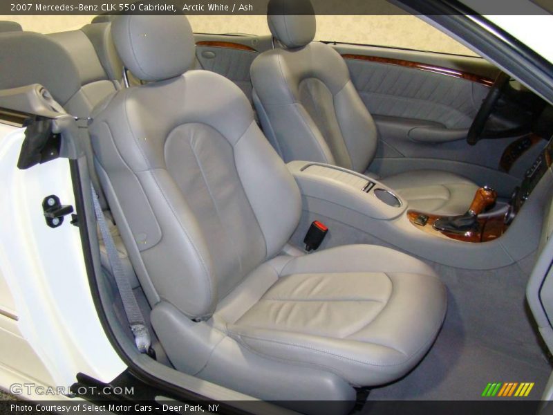 Arctic White / Ash 2007 Mercedes-Benz CLK 550 Cabriolet