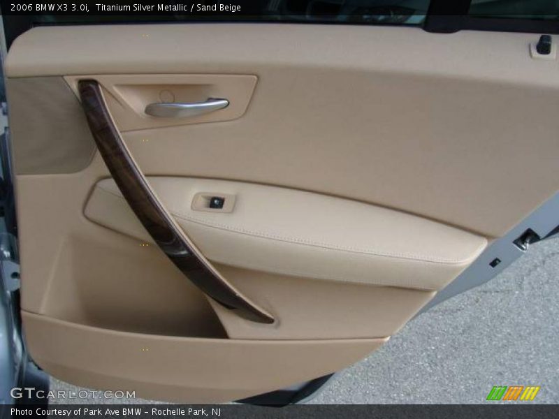 Titanium Silver Metallic / Sand Beige 2006 BMW X3 3.0i