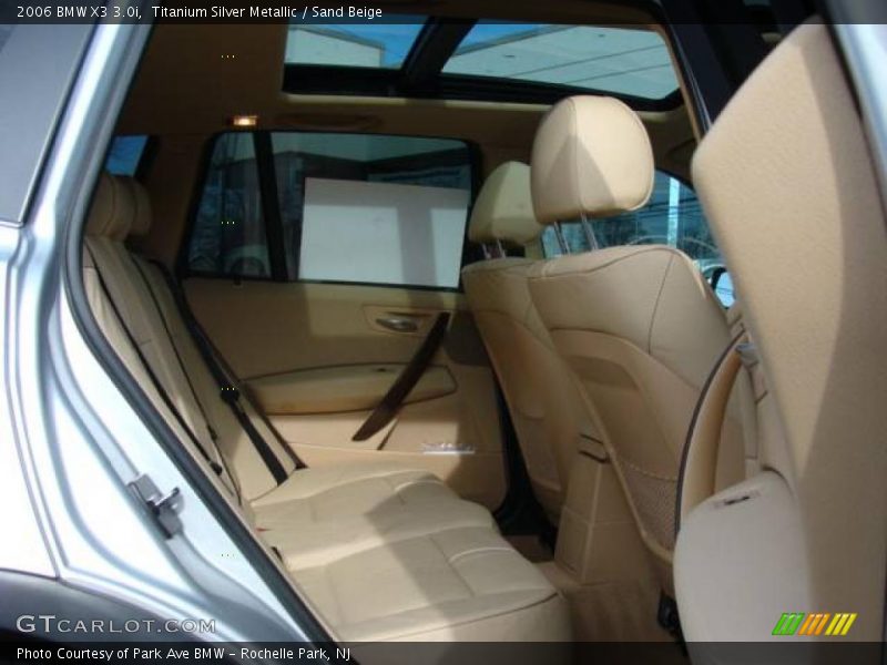 Titanium Silver Metallic / Sand Beige 2006 BMW X3 3.0i
