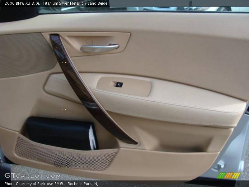 Titanium Silver Metallic / Sand Beige 2006 BMW X3 3.0i
