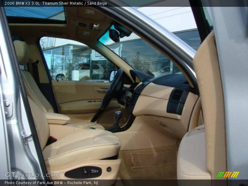 Titanium Silver Metallic / Sand Beige 2006 BMW X3 3.0i