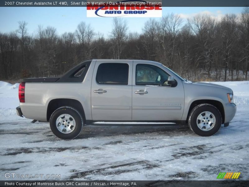 Silver Birch Metallic / Dark Titanium/Light Titanium 2007 Chevrolet Avalanche LT 4WD