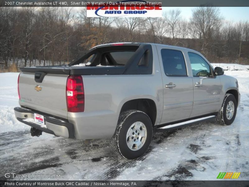 Silver Birch Metallic / Dark Titanium/Light Titanium 2007 Chevrolet Avalanche LT 4WD
