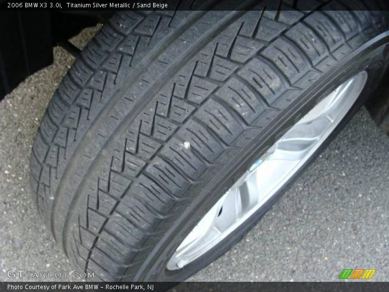 Titanium Silver Metallic / Sand Beige 2006 BMW X3 3.0i