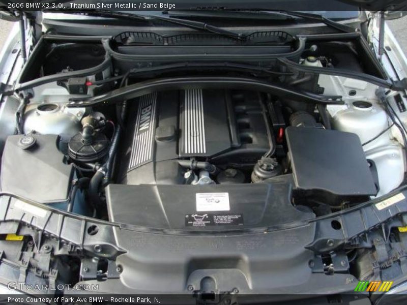 Titanium Silver Metallic / Sand Beige 2006 BMW X3 3.0i