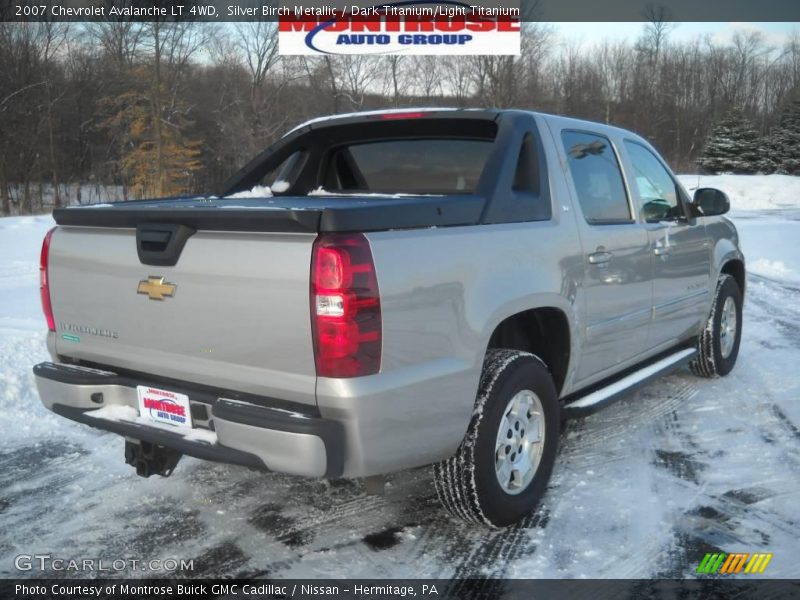 Silver Birch Metallic / Dark Titanium/Light Titanium 2007 Chevrolet Avalanche LT 4WD