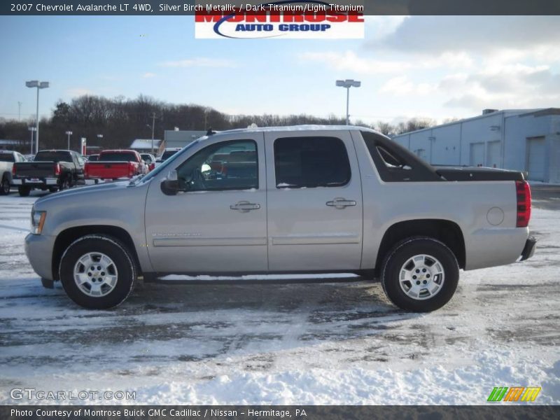 Silver Birch Metallic / Dark Titanium/Light Titanium 2007 Chevrolet Avalanche LT 4WD