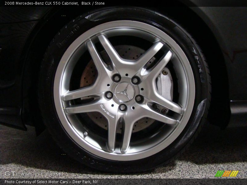 Black / Stone 2008 Mercedes-Benz CLK 550 Cabriolet