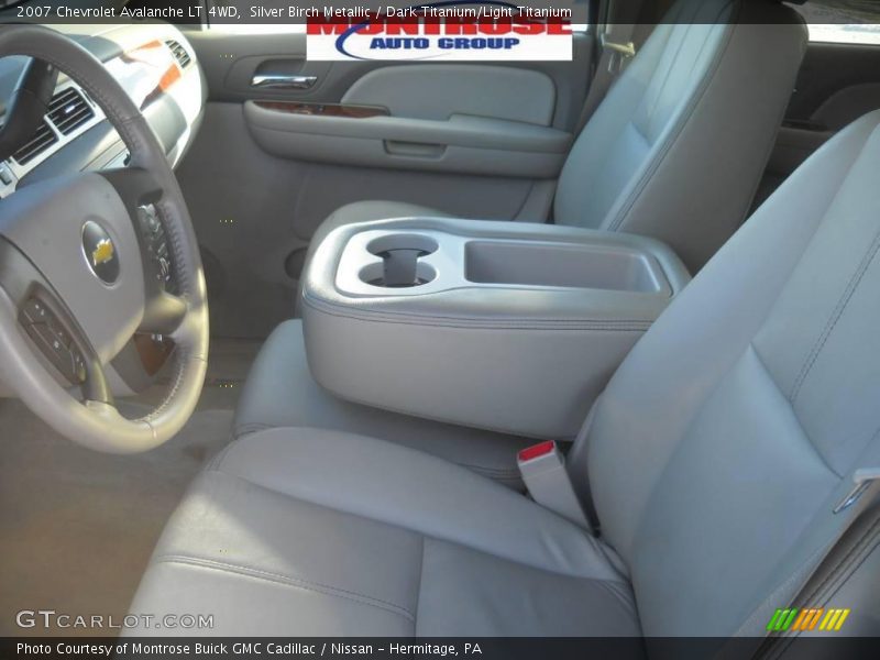 Silver Birch Metallic / Dark Titanium/Light Titanium 2007 Chevrolet Avalanche LT 4WD